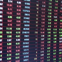 Stock trading screen